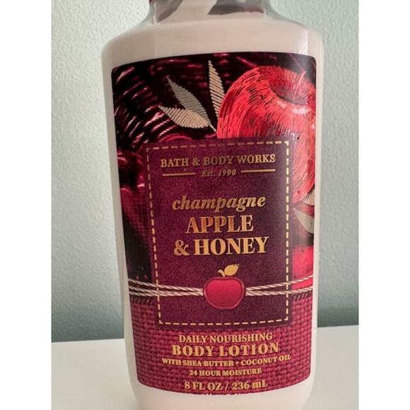 Bath & Body Works Champagne Apple & Honey Daily Nourishing Body Lotion 8oz- New - Picture 3 of 3